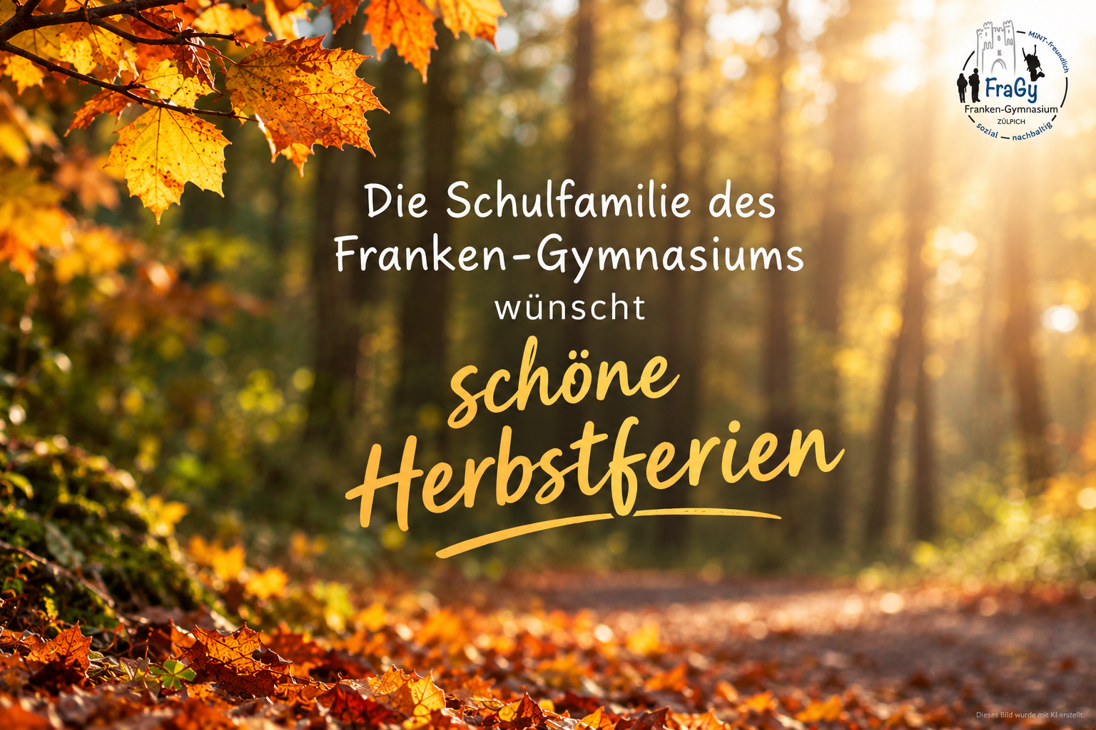 Herbstgrusse aus dem Franken Gymnasium